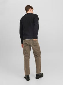 Jack & Jones Ühevärviline Meeskonnakaelusega džemper -Black - 12236774