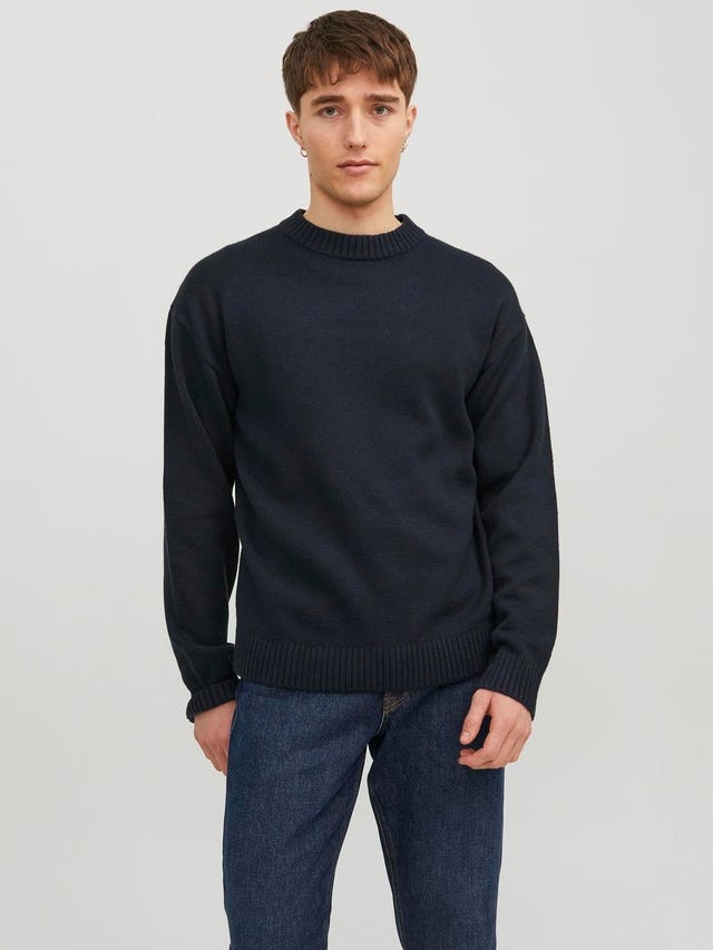 O-Neck Knitted pullover | Dark Grey | Jack & Jones®