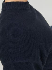 Jack & Jones Enfärgat Crewneck Stickad tröja -Navy Blazer - 12236774