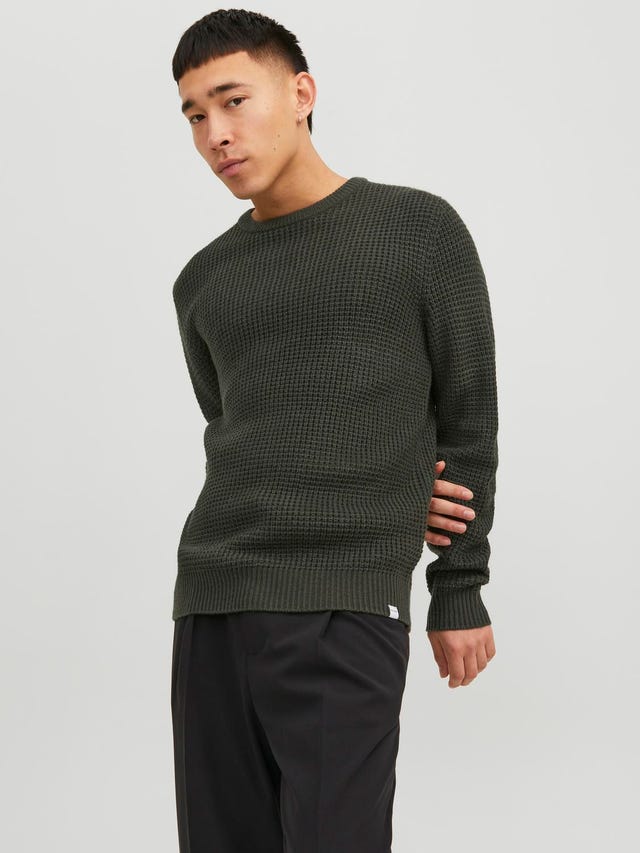 Jack & Jones Plain Crew Neck Jumper - 12236776