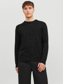 Jack & Jones Maglione con collo a girocollo -Black - 12236792