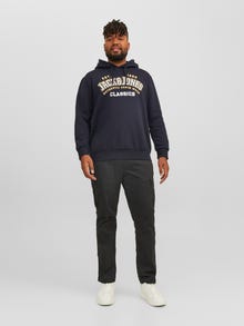 Jack & Jones Plus Size Logo Huppari -Dark Navy - 12236803
