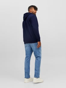 Jack & Jones Plius Logotipas Džemperis -Navy Blazer - 12236803