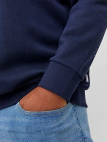 Jack & Jones Plius Logotipas Džemperis -Navy Blazer - 12236803