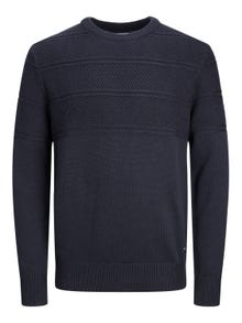 Jack & Jones Einfarbig Strickpullover mit Rundhals -Salute - 12236810