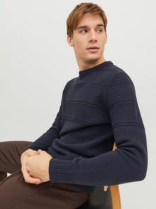 Jack & Jones Einfarbig Strickpullover mit Rundhals -Salute - 12236810