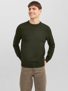 Jack & Jones Plain Crew Neck Jumper -Rosin - 12236810