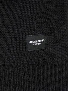 Jack & Jones Einfarbig Strickpullover mit Rundhals -Black - 12236810