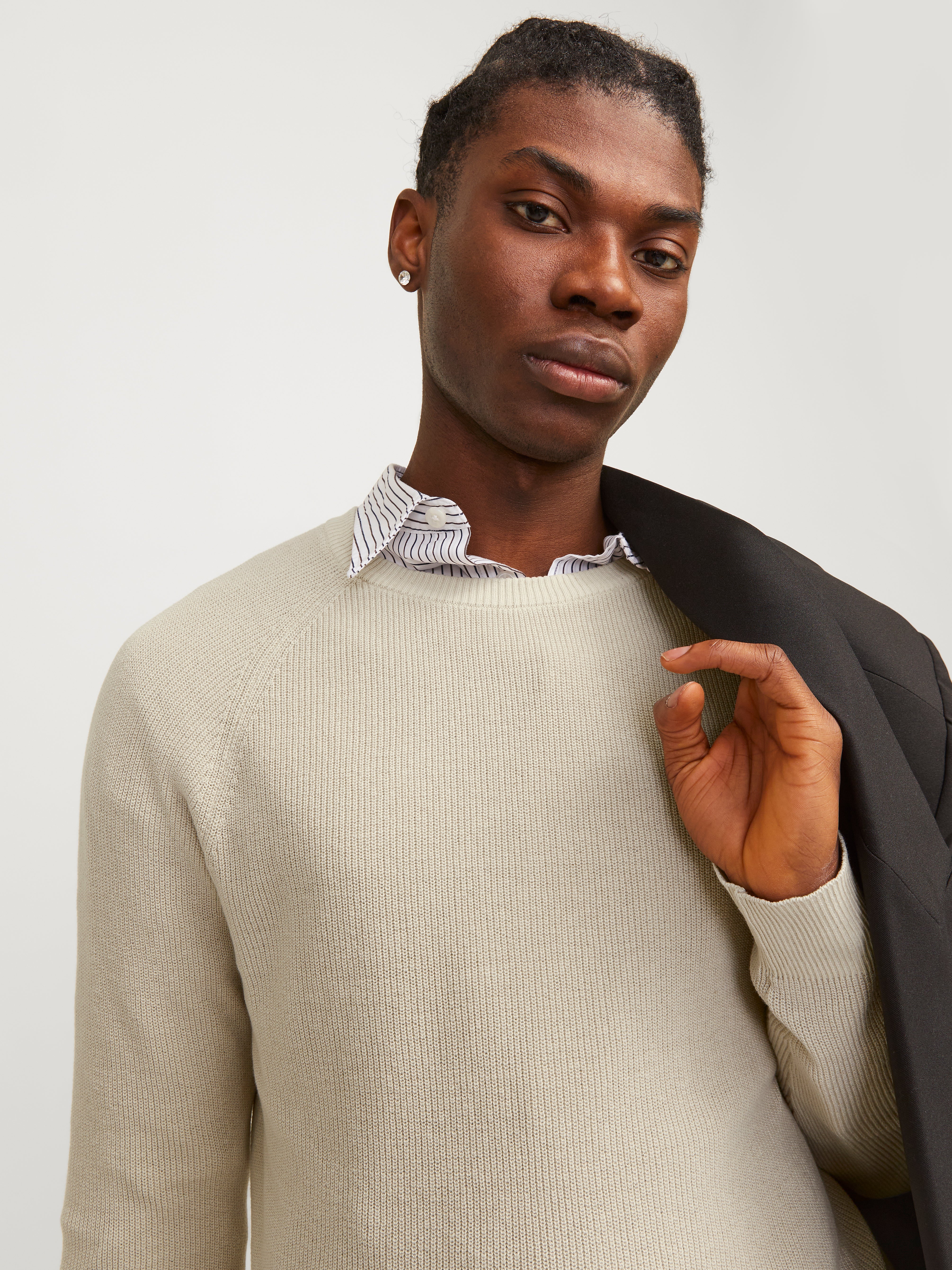 Plain Crew Neck Jumper