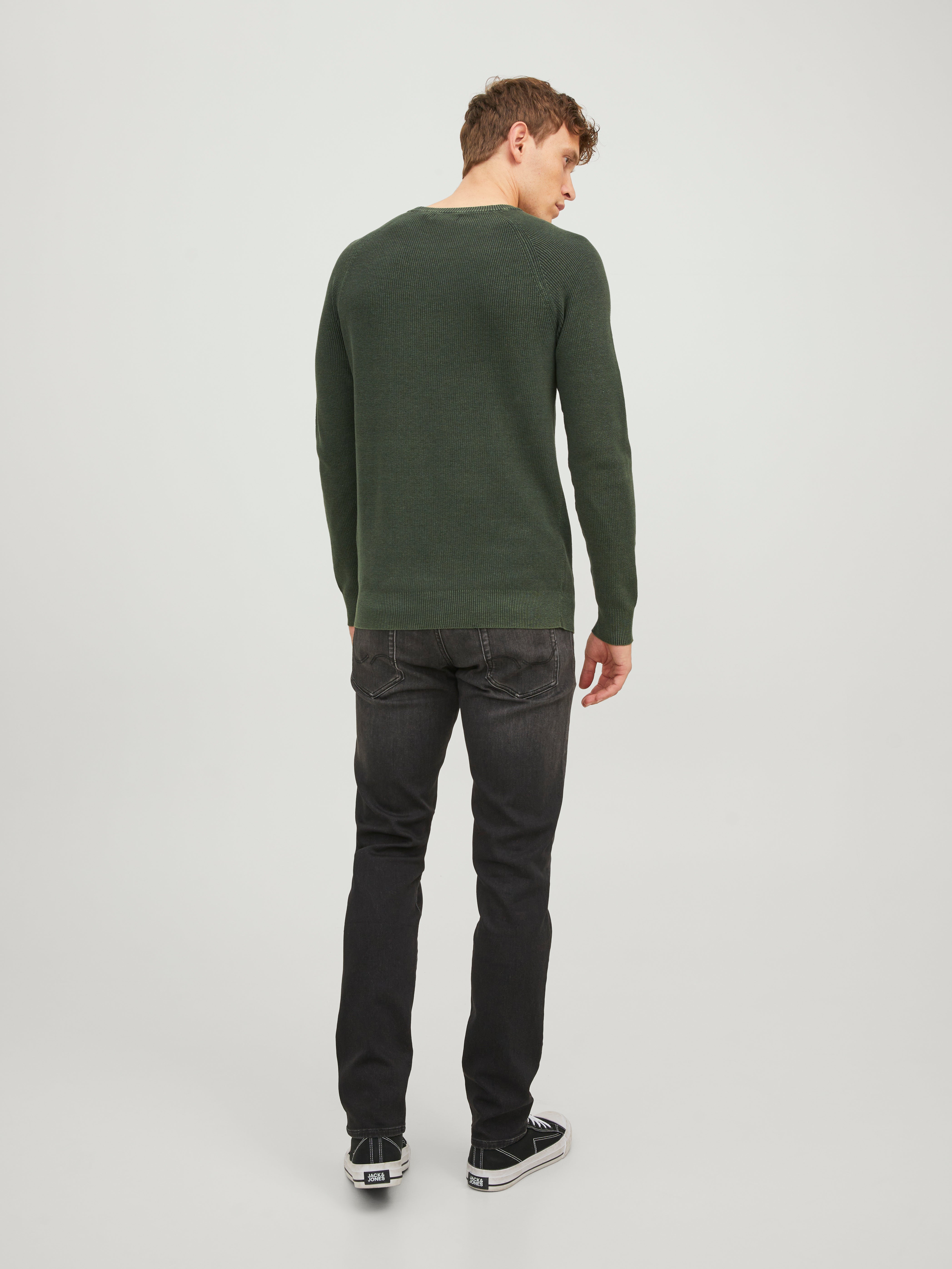 40% Rabatt auf Einfarbig Strickpullover mit Rundhals | Jack & Jones®