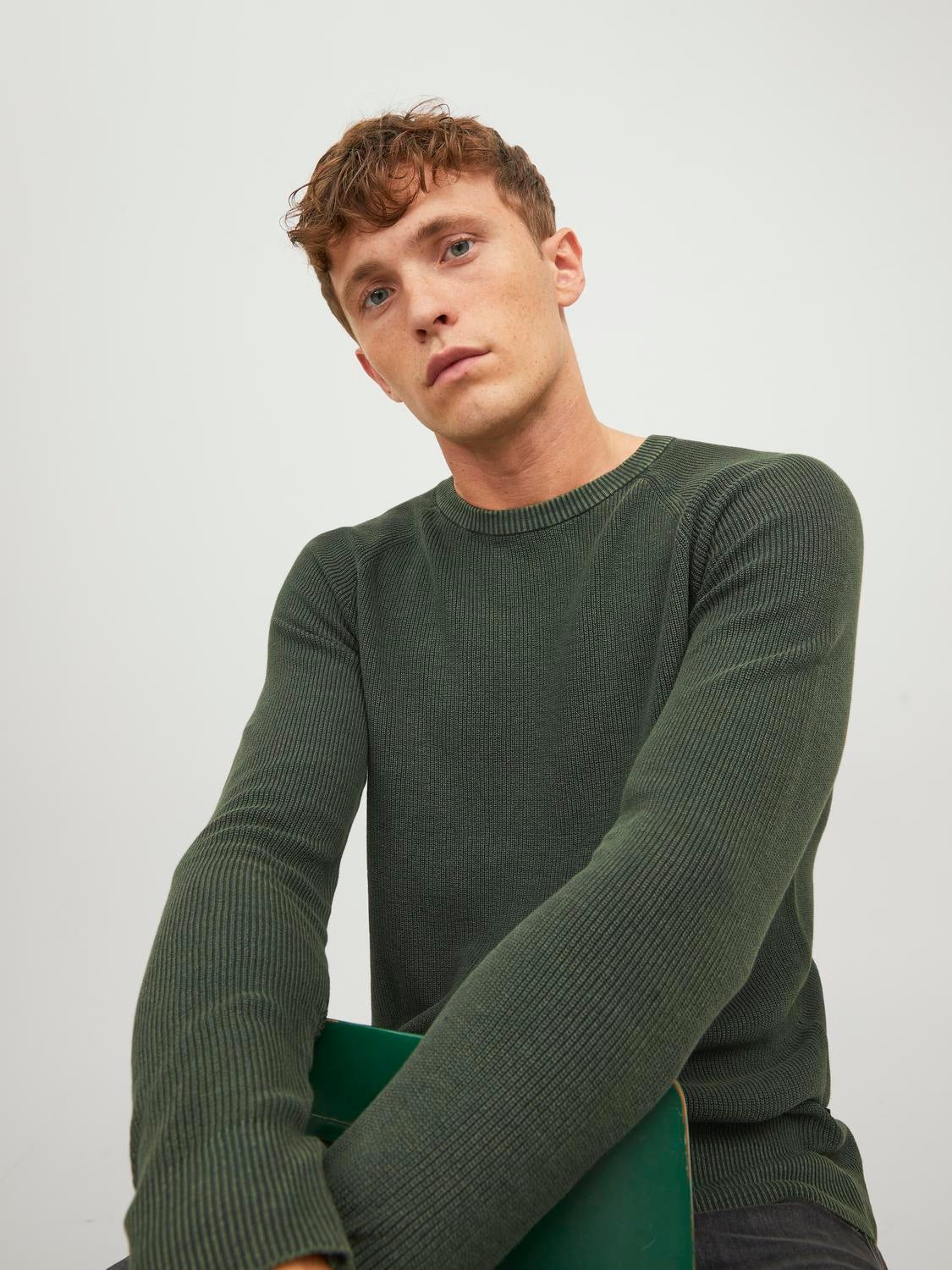 Crew Neck Knitted pullover