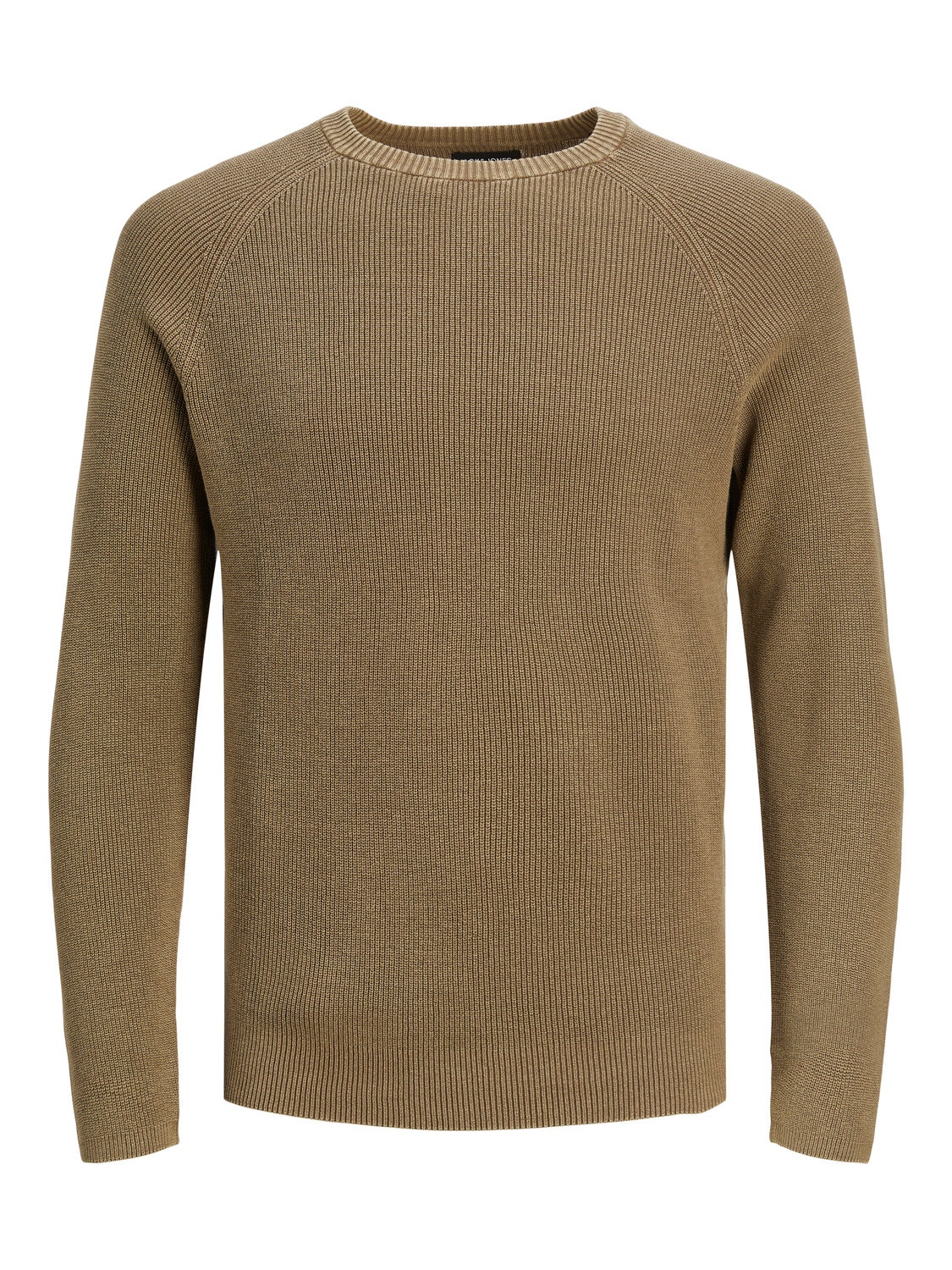 Jack & Jones Vanlig Strikkegenser med rund hals -Otter - 12236815