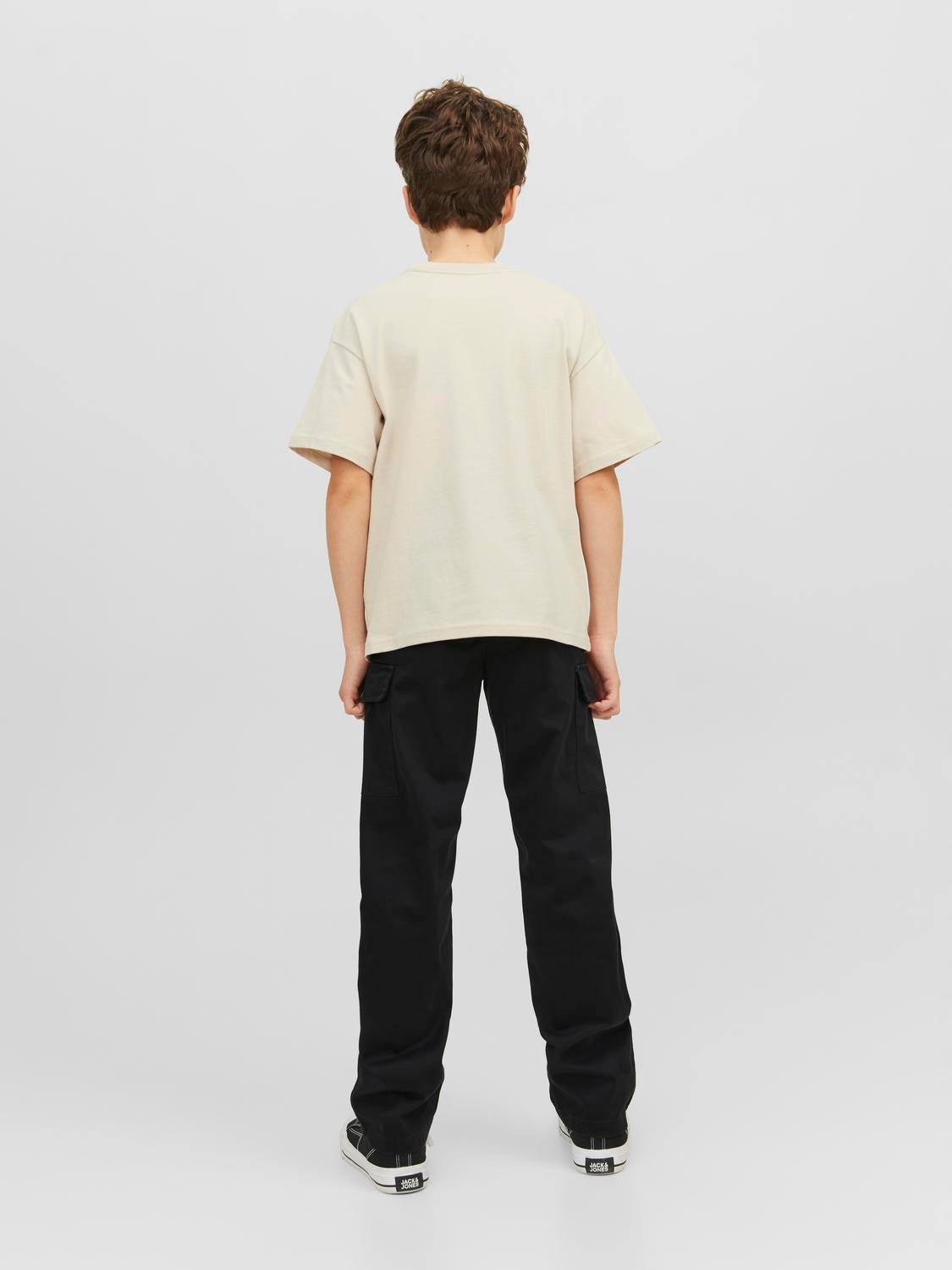 Jack & Jones Cargo trousers For boys -Black - 12236830