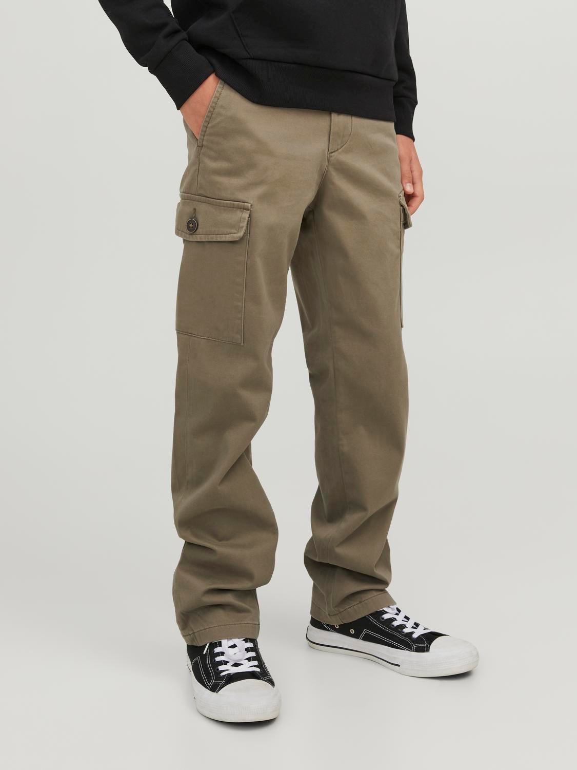 Jack & Jones Jack & Jones Ollie Bowie Slim Fit Cargo Trousers - Beige |  very.co.uk