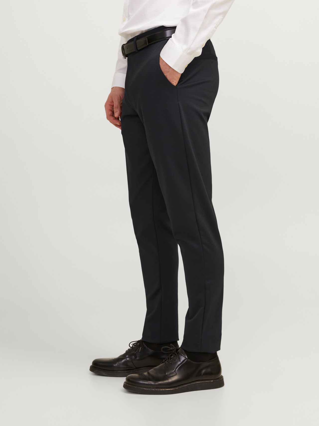 Jack & Jones JPRBLABECK Slim Fit Tailored Trousers -Black - 12236842