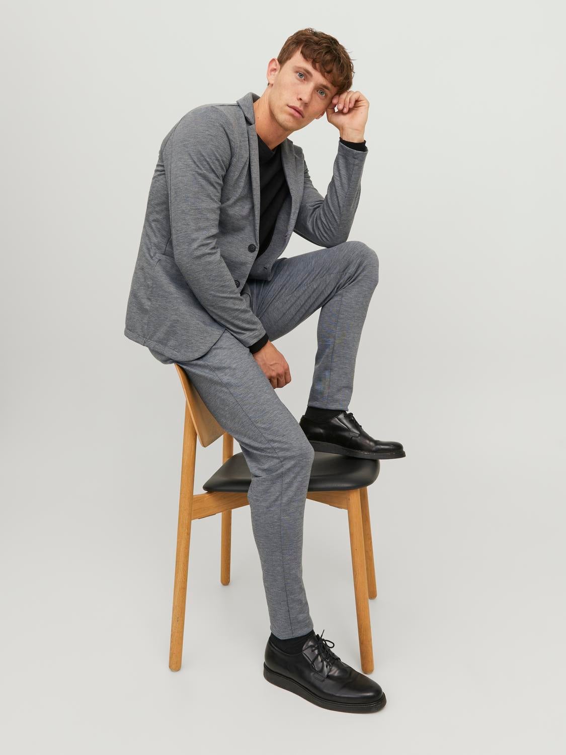 JPRBLABECK Regular Fit Suit | Medium Grey | Jack & Jones®