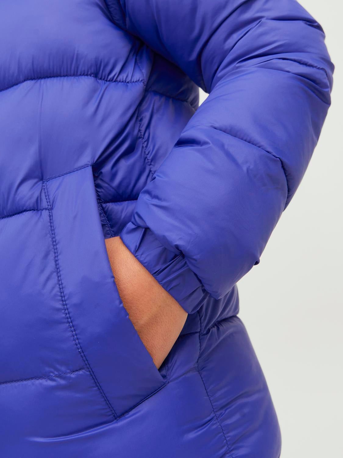 Royal blue puffer hot sale jacket mens