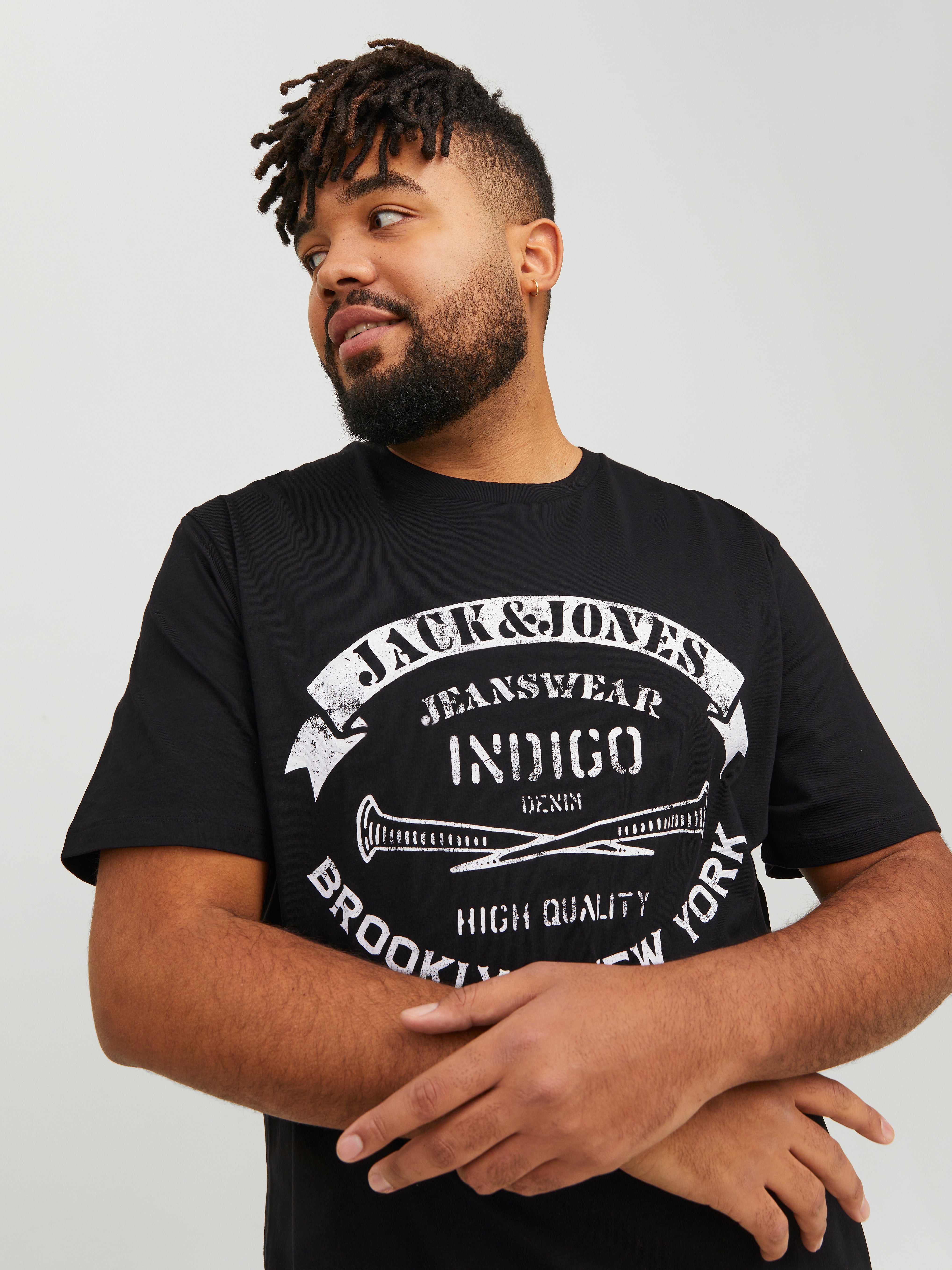 Jack & Jones Plus Size Printed T-shirt - 12236899