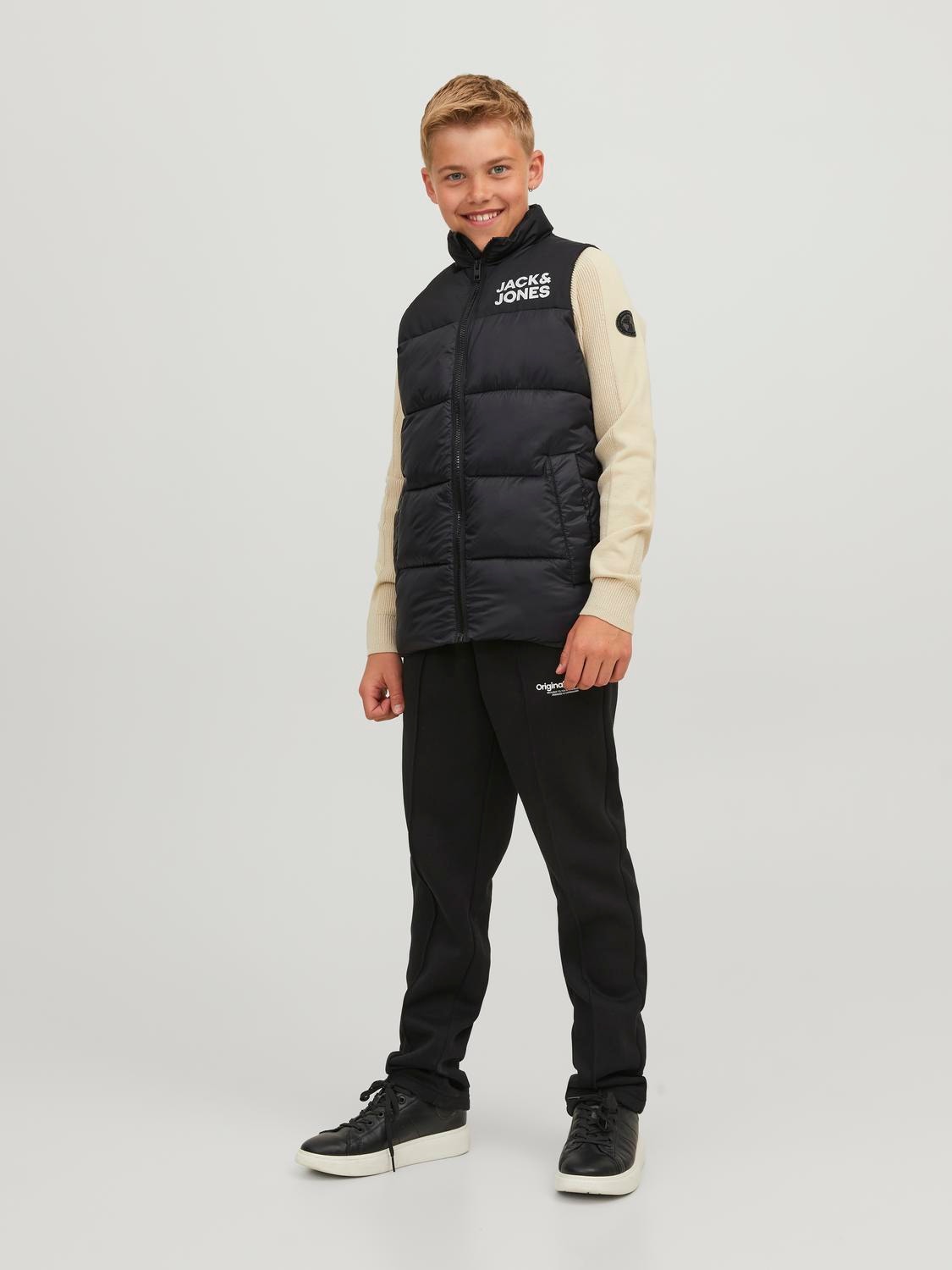 Jack & Jones Kamizelka Dla chłopców -Black - 12236914