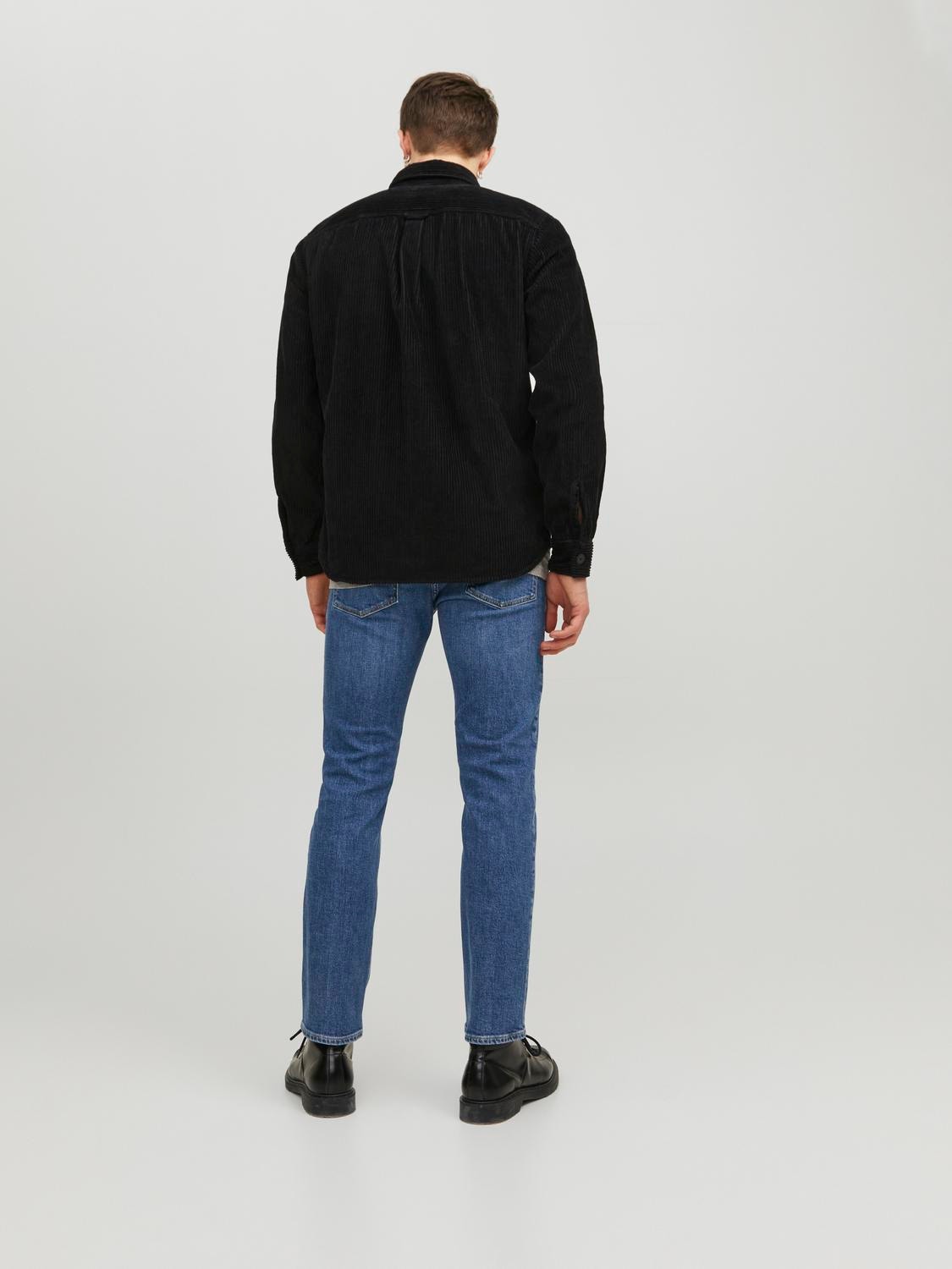 Jack & Jones Comfort Fit Permatomi marškiniai -Black - 12236938