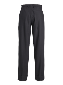 JJXX Regular Fit Fold up hems Trousers -Black - 12236944