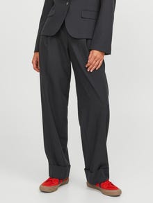 JJXX Regular Fit Fold up hems Trousers -Black - 12236944