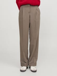 JJXX Regular Fit Fold up hems Trousers -Brindle - 12236944