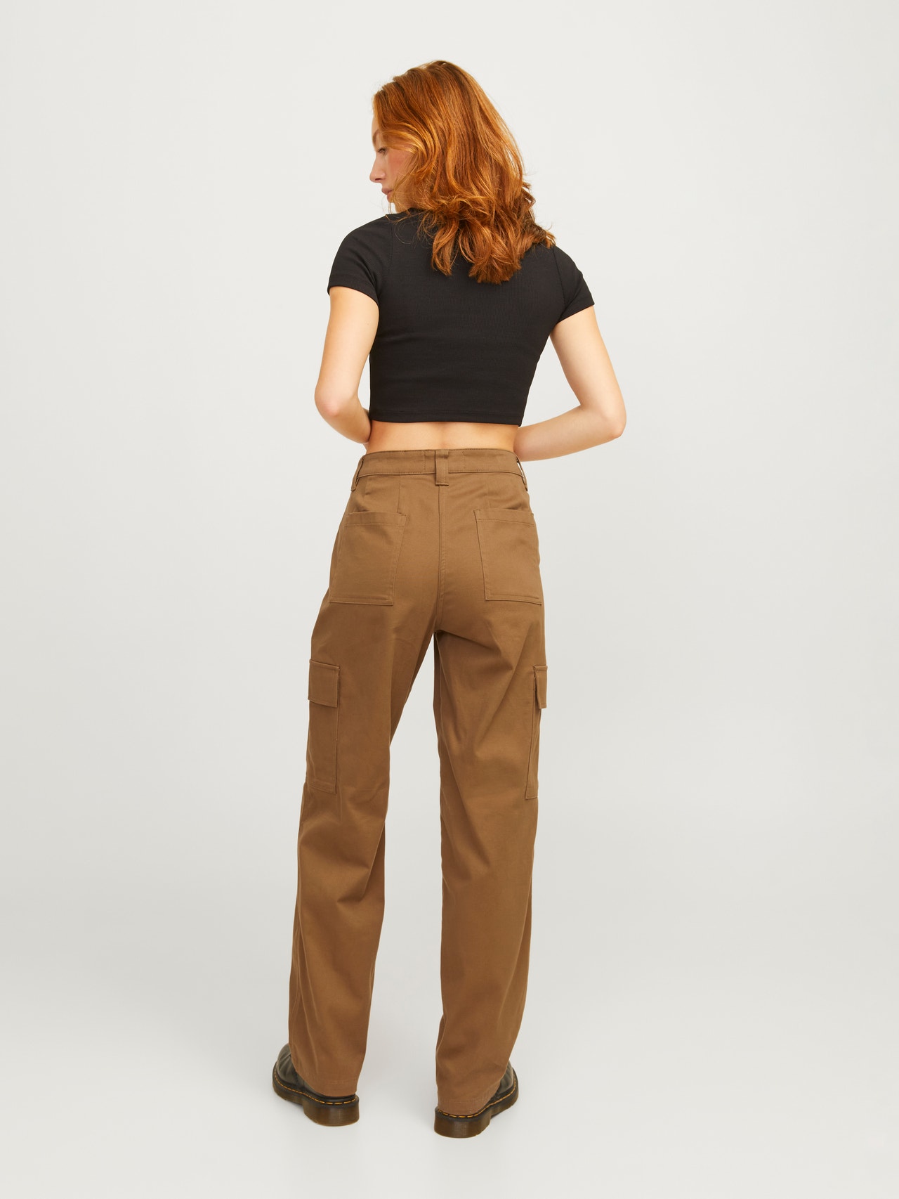 JJXX Jack & Jones Pantaloni Cargo Donna - Cotone Biologico, Vita Bassa, Slim Fit, Cavallo 32 - Foto 5