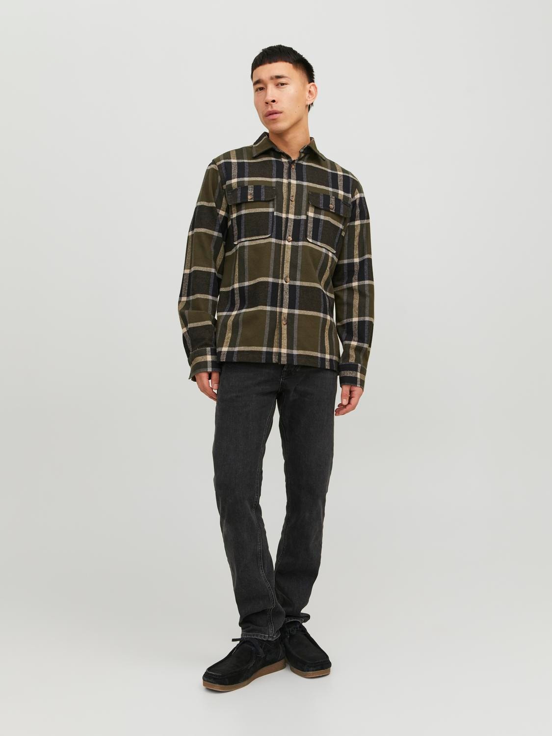 Jack & Jones Slim Fit Paitatakki -Forest Night - 12236958