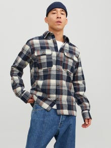 Jack & Jones Slim Fit Overshirt -Navy Blazer - 12236958