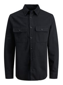Jack & Jones Slim Fit Permatomi marškiniai -Black - 12236958