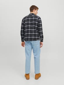 Jack & Jones Slim Fit Kostkovaná košile -Ombre Blue - 12237039