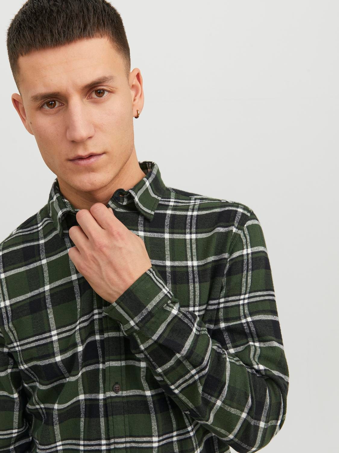 Jack & Jones Camisa de Xadrez Slim Fit -Mountain View - 12237039