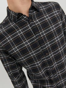 Jack & Jones Camicia a quadri Slim Fit -Black - 12237039