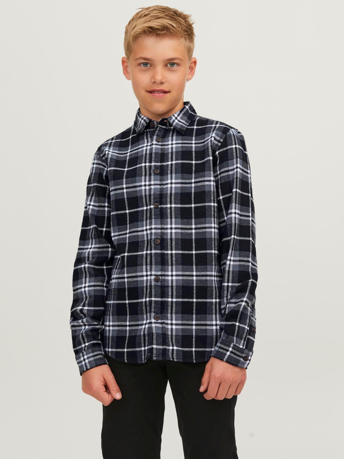 Jack & Jones Karohemd Für jungs -Ombre Blue - 12237063