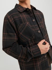 Jack & Jones Regular Fit Permatomi marškiniai -Seal Brown - 12237086