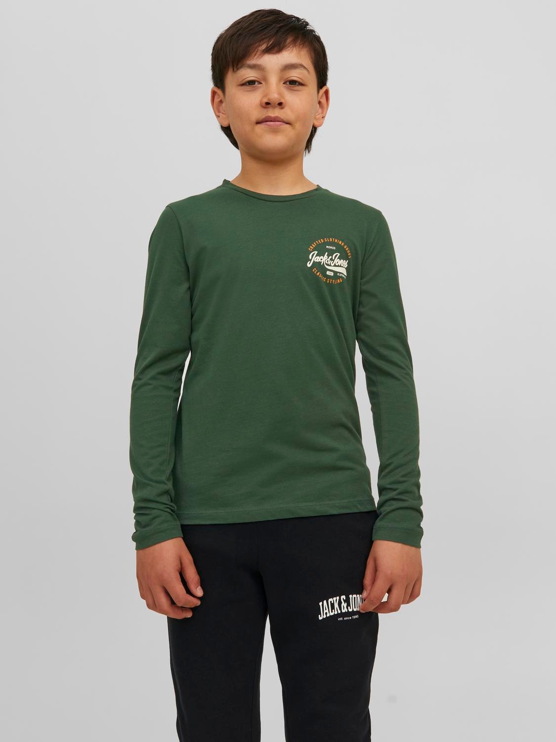 Jack & Jones Logo T-skjorte For gutter -Mountain View - 12237098