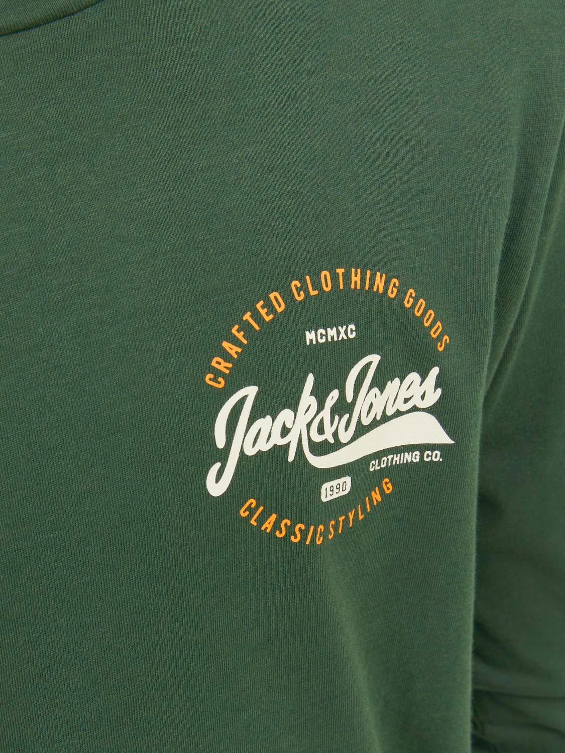 Jack & Jones Logo T-shirt For boys -Mountain View - 12237098