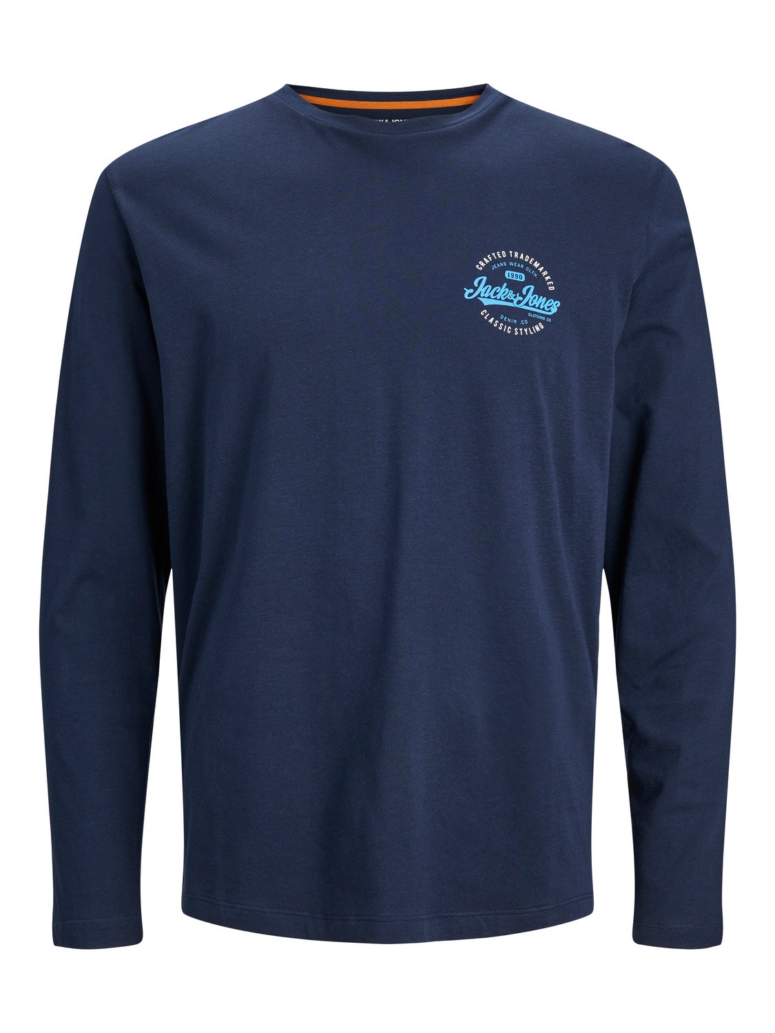 Jack & Jones Logo T-shirt Til drenge -Navy Blazer - 12237098