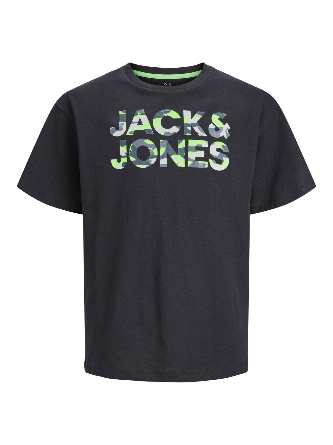Jack & Jones Logo T-shirt Für jungs -Black - 12237106
