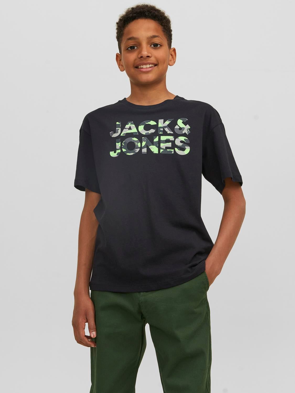 T-shirt Logo Pour Les Garçons - Jack & Jones - Modalova