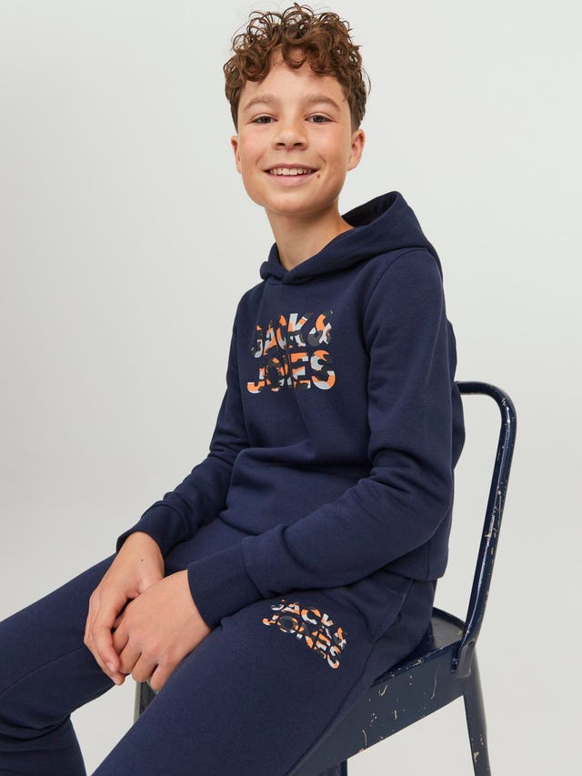 Jack & Jones Logo Hoodie For boys - 12237172