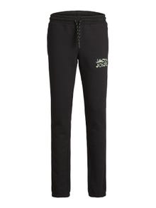 Jack & Jones Παντελόνι Regular Fit Φόρμα Για αγόρια -Black - 12237173