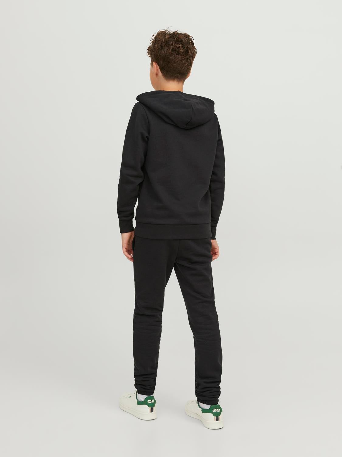 Boys black jogger discount set