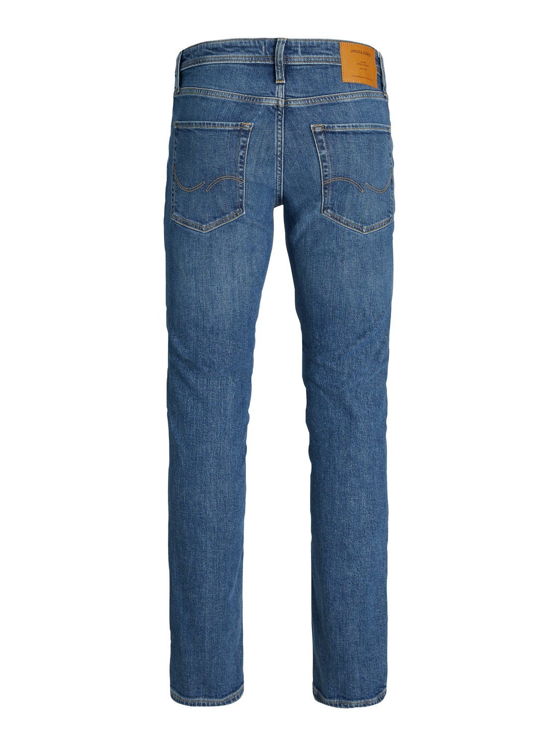 Jean Pour Homme JACK & JONES JJICLARK Regular - Coupe Regular, Taille Mi-haute - 93% Coton, 5% Coton, 2% élasthanne