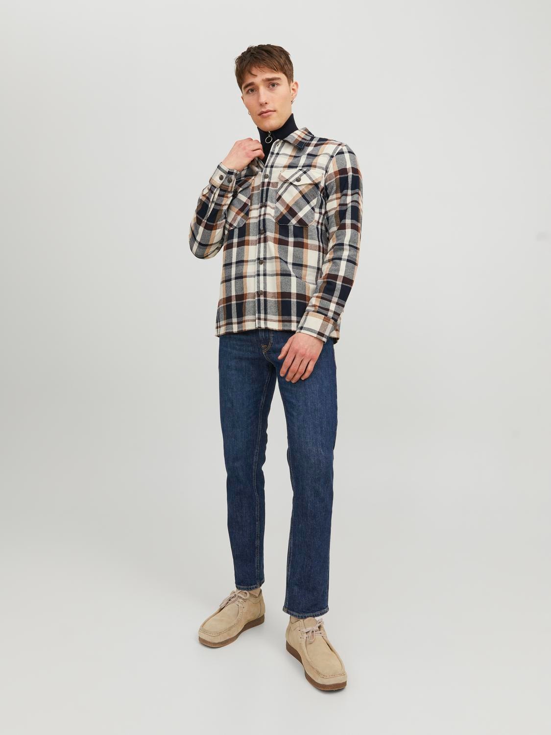 Jack & Jones JJICLARK JJORIGINAL AM 380 Regular fit Džíny -Blue Denim - 12237272