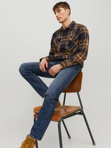 Jack & Jones JJIMIKE JJORIGINAL SBD 551 NOOS Jean coupe tapered -Blue Denim - 12237306