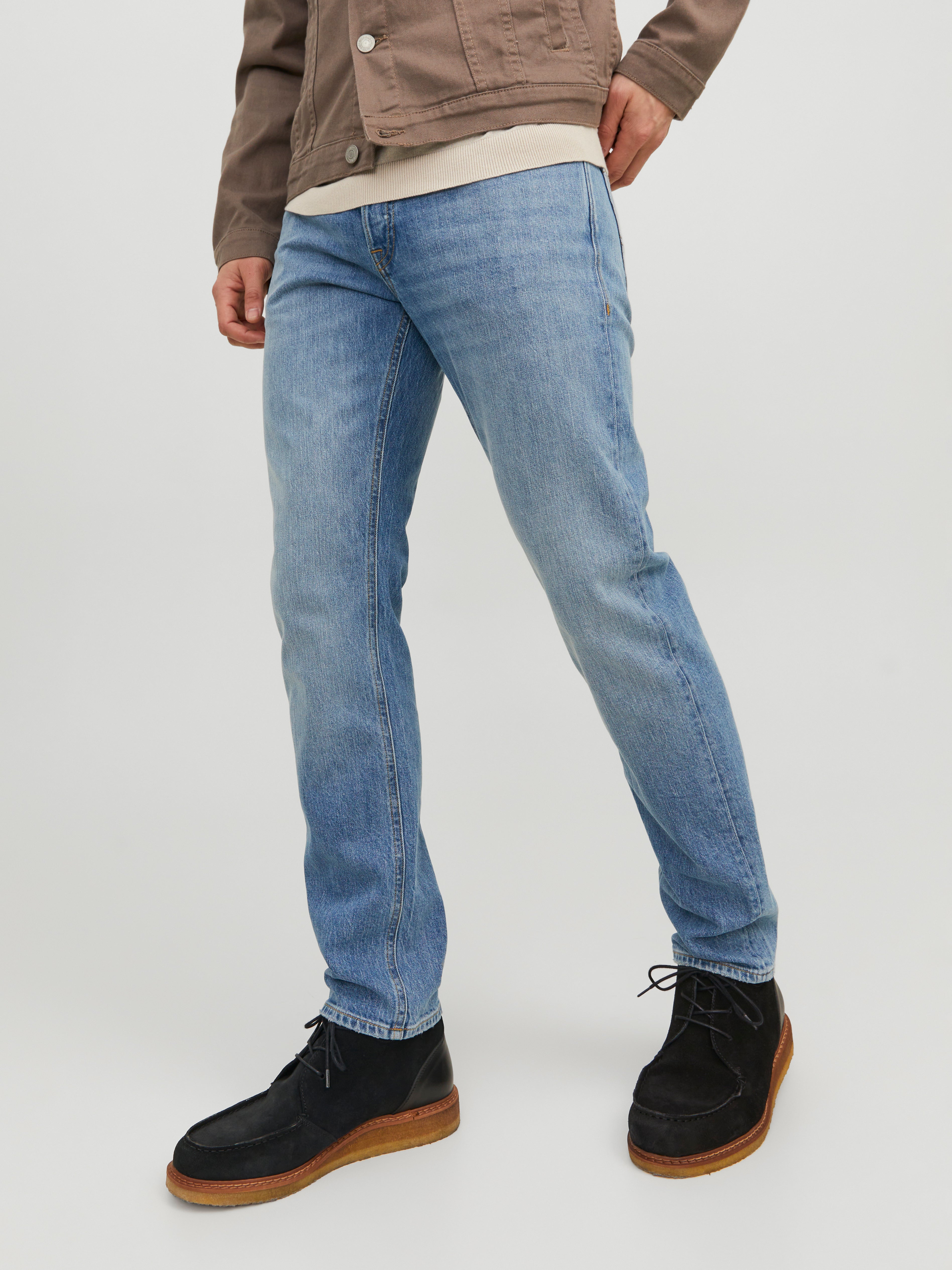 JACK & JONES Tapered Fit Jeans JJIMIKE Jjoriginal Jos 411 Noos - Foto 5