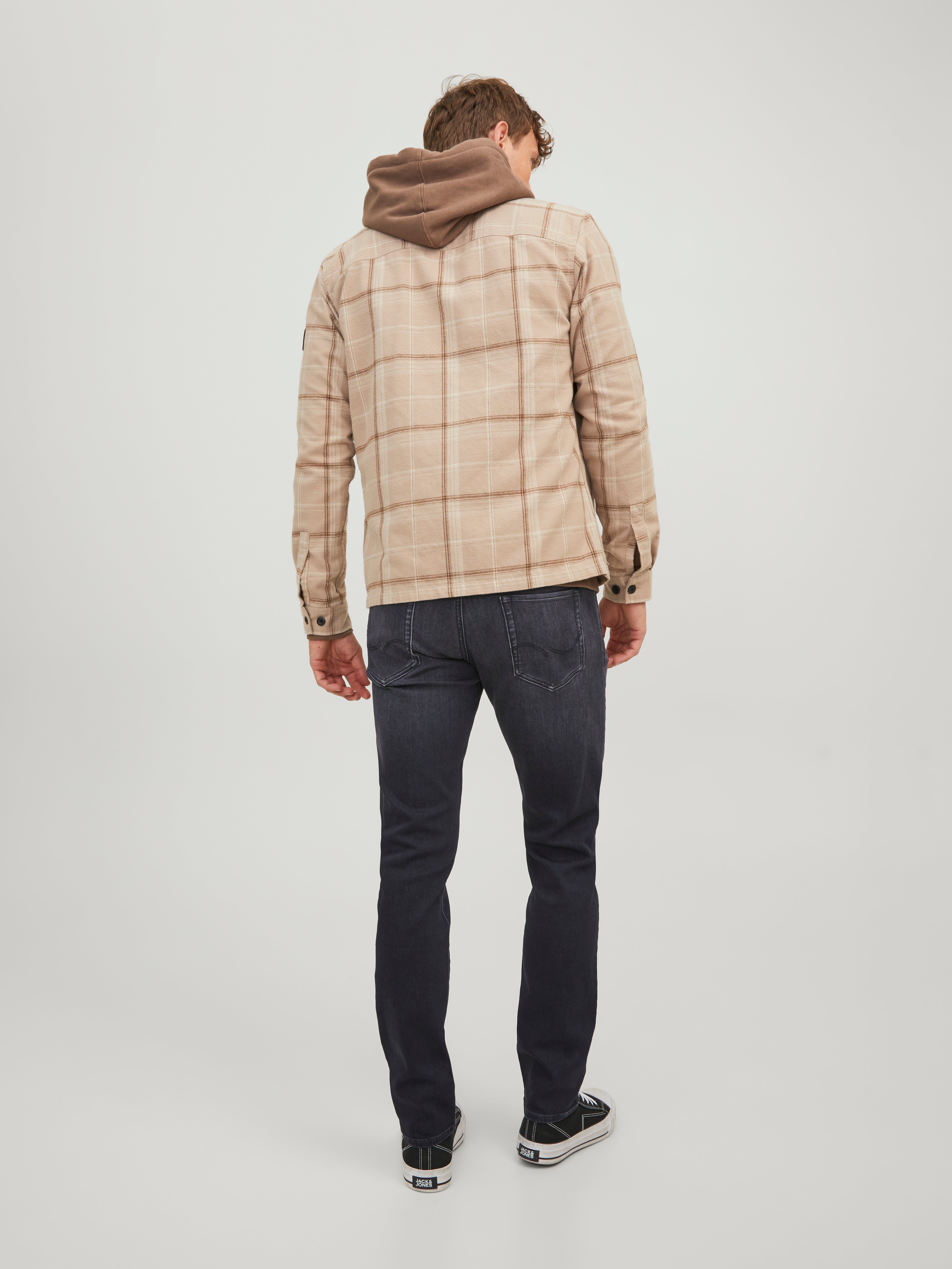 Jack & Jones JJIGLENN JJICON GE 842 Slim fit jeans -Black Denim - 12237316