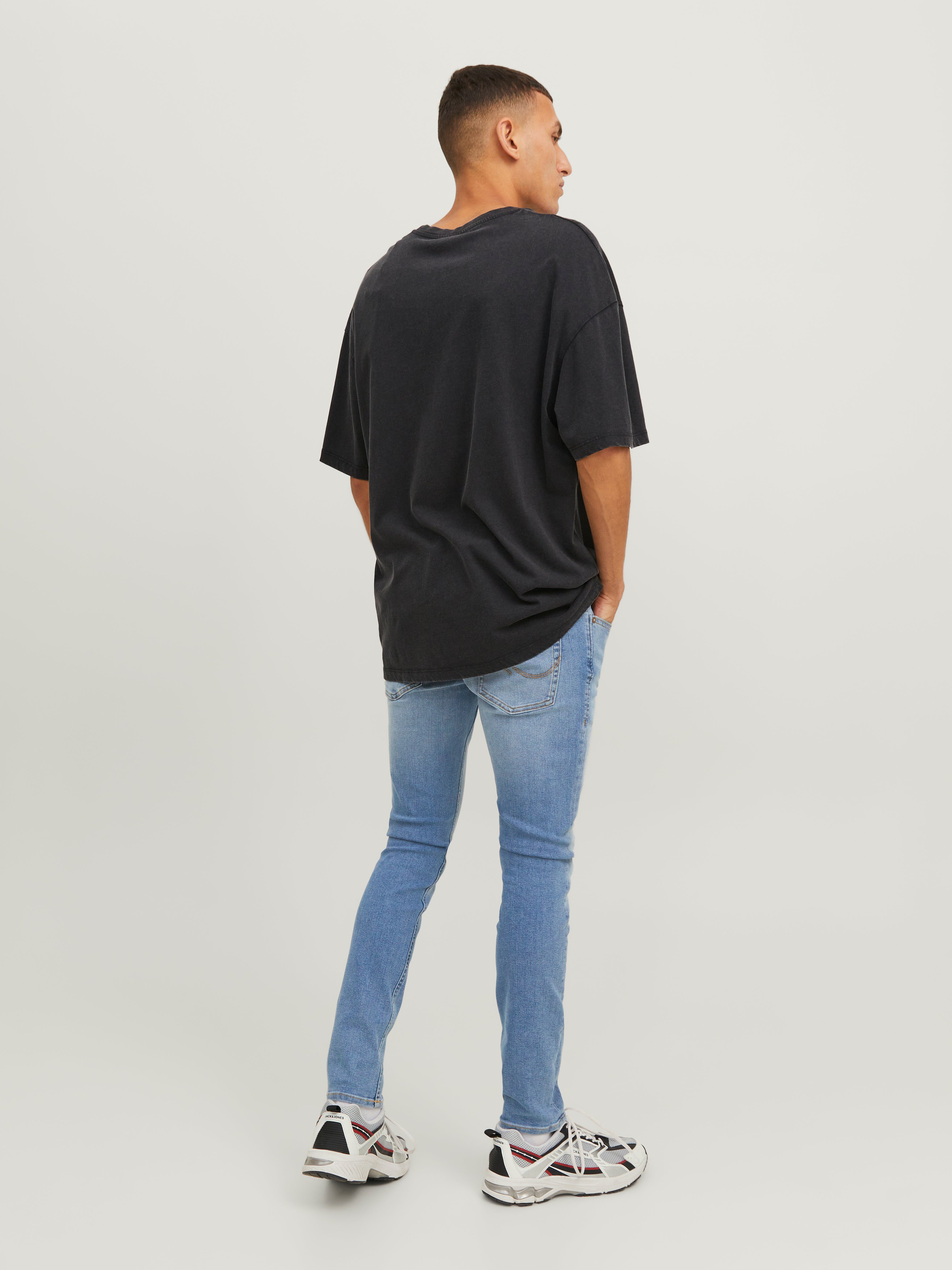 Jack & Jones JJILIAM JJORIGINAL MF 770 Skinny fit farmer -Blue Denim - 12237359